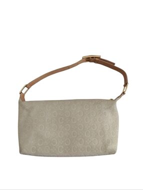 Celine Paris Suede Leather Small Baguette Shoulder Bag